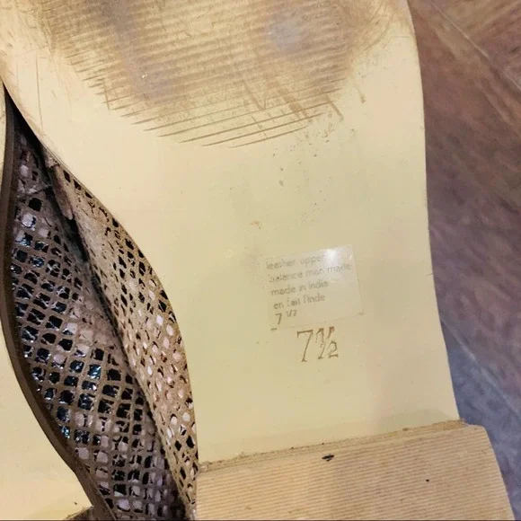 Anthropologie Seychelles Tiger Eyes Weekend Leather Loafers 7.5 - Picture 8 of 11